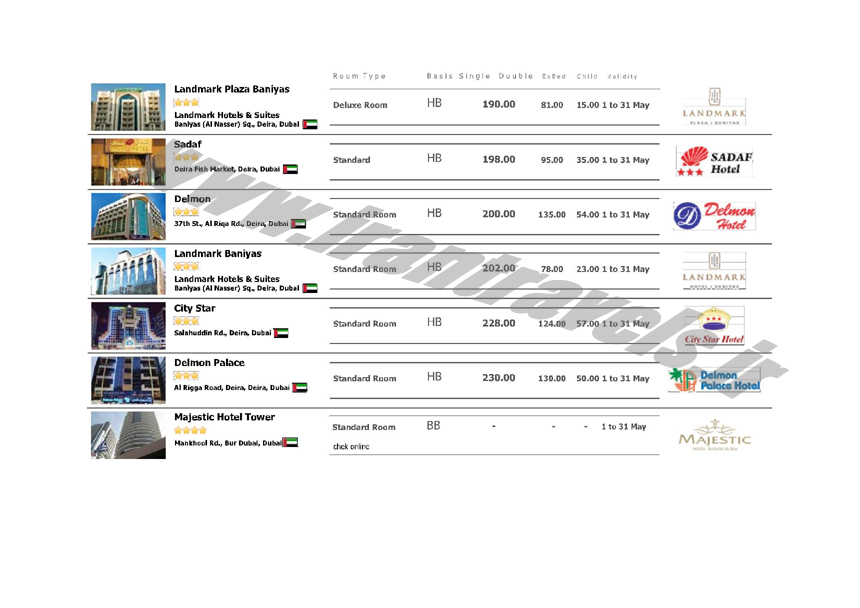 خدمات تور و هتل در دبي 